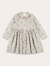 Bonpoint Janessa girl's dress with cherry embroidery - | Spazio Pritelli