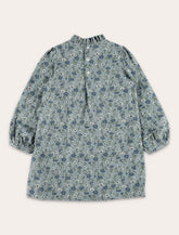 Bonpoint Topaz Girls’ Liberty Velvet Dress with Embroidered Collar - | Spazio Pritelli