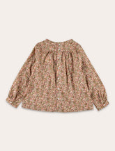 Bonpoint Juliette floral blouse in Liberty cotton with smocked panel - | Spazio Pritelli