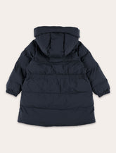 Bonpoint Jorgie girls’ long pugger jacket with removable hood - | Spazio Pritelli