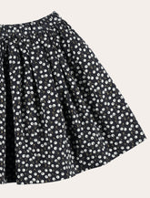 Bonpoint Suzon girls’ skirt in organic cotton with cherry print - | Spazio Pritelli