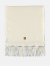 A.P.C. Aria Wool Scarf with Logo - | Spazio Pritelli