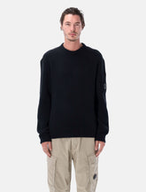 C.P. Company wool blend ribbed crewneck sweater - | Spazio Pritelli