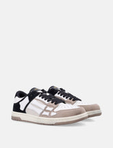Amiri Skel Top low distressed leather sneakers - | Spazio Pritelli