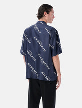 Camicia in twill di seta con stampa Givenchy Shadow - | Spazio Pritelli