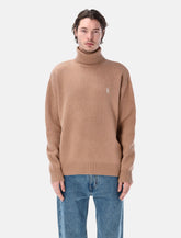 Sporty & Rich wool turtleneck - camel - | Spazio Pritelli