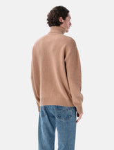 Sporty & Rich wool turtleneck - camel - | Spazio Pritelli
