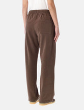 Sporty & Rich NY Crest embroidered sweatpants – Chocolate - | Spazio Pritelli