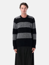 Howlin’ Shaggy Bear chunky striped wool sweater - | Spazio Pritelli