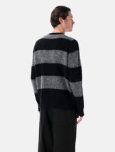 Howlin’ Shaggy Bear chunky striped wool sweater - | Spazio Pritelli