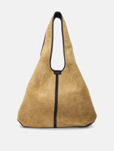 Soeur Douce bronze and black leather tote bag - | Spazio Pritelli