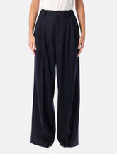 Soeur Frejus navy blue wool trousers - | Spazio Pritelli