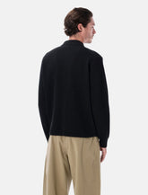 Cardigan camicia in lana superfine Auralee Rib Knit -  | Spazio Pritelli