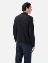 Auralee Brushed Super Kid Mohair Knit relaxed polo - | Spazio Pritelli