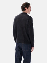 Auralee Brushed Super Kid Mohair Knit relaxed polo - | Spazio Pritelli