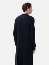 Auralee baby suri alpaca sheer knit skipper polo - | Spazio Pritelli