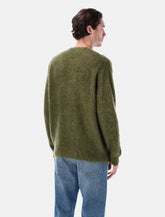 Maglia girocollo in mohair spazzolato Auralee Super Kid -  | Spazio Pritelli