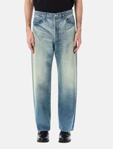 Auralee Selvedge faded heavy denim - | Spazio Pritelli