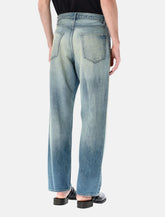 Auralee Selvedge faded heavy denim - | Spazio Pritelli