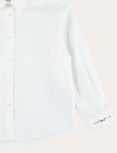 Il Gufo girls’ shirt with logo embroidery - | Spazio Pritelli