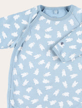 Petit Bateau tutina da neonato in felpa sSpazzolata con orsetti -  | Spazio Pritelli