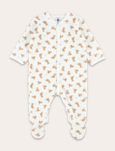 Tutina in ciniglia con stampa leopardi di Petit Bateau -  | Spazio Pritelli