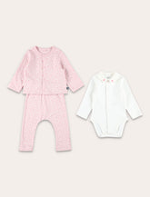 Petit Bateau set neonato in felpa con motivo cuori -  | Spazio Pritelli