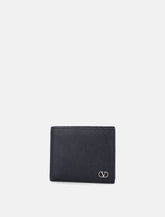 Valentino Garavani VLogo Signature Grainy Calfskin Wallet - | Spazio Pritelli
