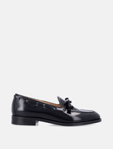 Valentino Garavani Bowshire Shiny Calfskin Loafers - | Spazio Pritelli