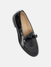 Valentino Garavani Bowshire Shiny Calfskin Loafers - | Spazio Pritelli