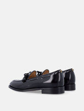 Valentino Garavani Bowshire Shiny Calfskin Loafers - | Spazio Pritelli