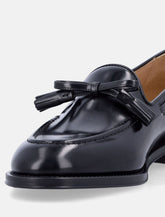Valentino Garavani Bowshire Shiny Calfskin Loafers - | Spazio Pritelli