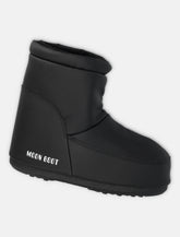 Moon Boot no lace black rubber boots - | Spazio Pritelli