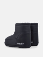 Moon Boot no lace black rubber boots - | Spazio Pritelli