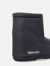 Moon Boot no lace black rubber boots - | Spazio Pritelli
