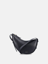 Soeur Moon Mini Black Leather Bag - | Spazio Pritelli