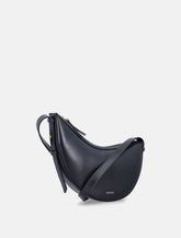 Soeur Moon Mini Black Leather Bag - | Spazio Pritelli