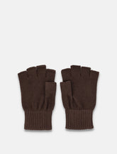 Carhartt WIP Logo fingerless knit mittens - | Spazio Pritelli