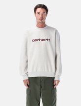 Carhartt WIP sweatshirt with embroidered logo - | Spazio Pritelli