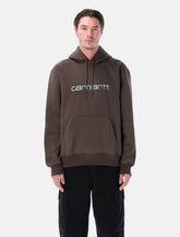 Carhartt WIP hooded sweatshirt with embroidered logo - | Spazio Pritelli
