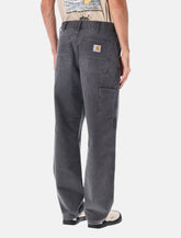 Carhartt WIP Double Knee Pants in Dearborn canvas - | Spazio Pritelli