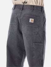 Carhartt WIP Double Knee Pants in Dearborn canvas - | Spazio Pritelli