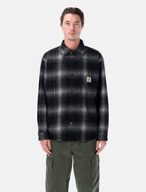 Carhartt WIP Brennan checked wool shirt jacket - | Spazio Pritelli