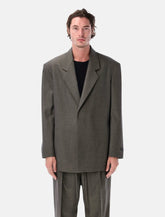 Fear of God chevron wool single-breasted blazer - | Spazio Pritelli