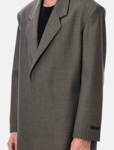 Fear of God chevron wool single-breasted blazer - | Spazio Pritelli