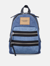 Zaino The Biker medium in denim colorblock Marc Jacobs -  | Spazio Pritelli