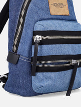 Zaino The Biker medium in denim colorblock Marc Jacobs -  | Spazio Pritelli