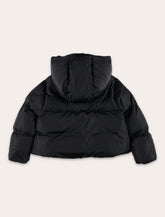 MM6 Maison Margiela Kid Black Puffer Jacket with High Collar - | Spazio Pritelli