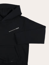 MM6 Maison Margiela Kids black hoodie with zip - | Spazio Pritelli