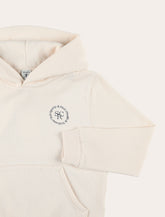 Felpa con cappuccio crema con logo Circle di Sporty & Rich Kids - | Spazio Pritelli